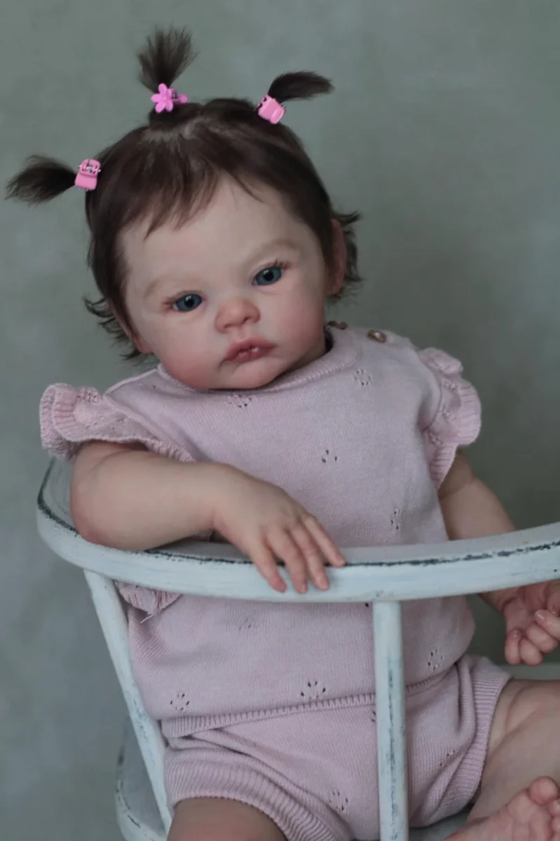 Bébé Reborn Fille Sana – Poupée réaliste de 46 cm avec accessoires – Image 4