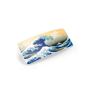 Barrette Cheveux Japonaise Vague de Kanagawa