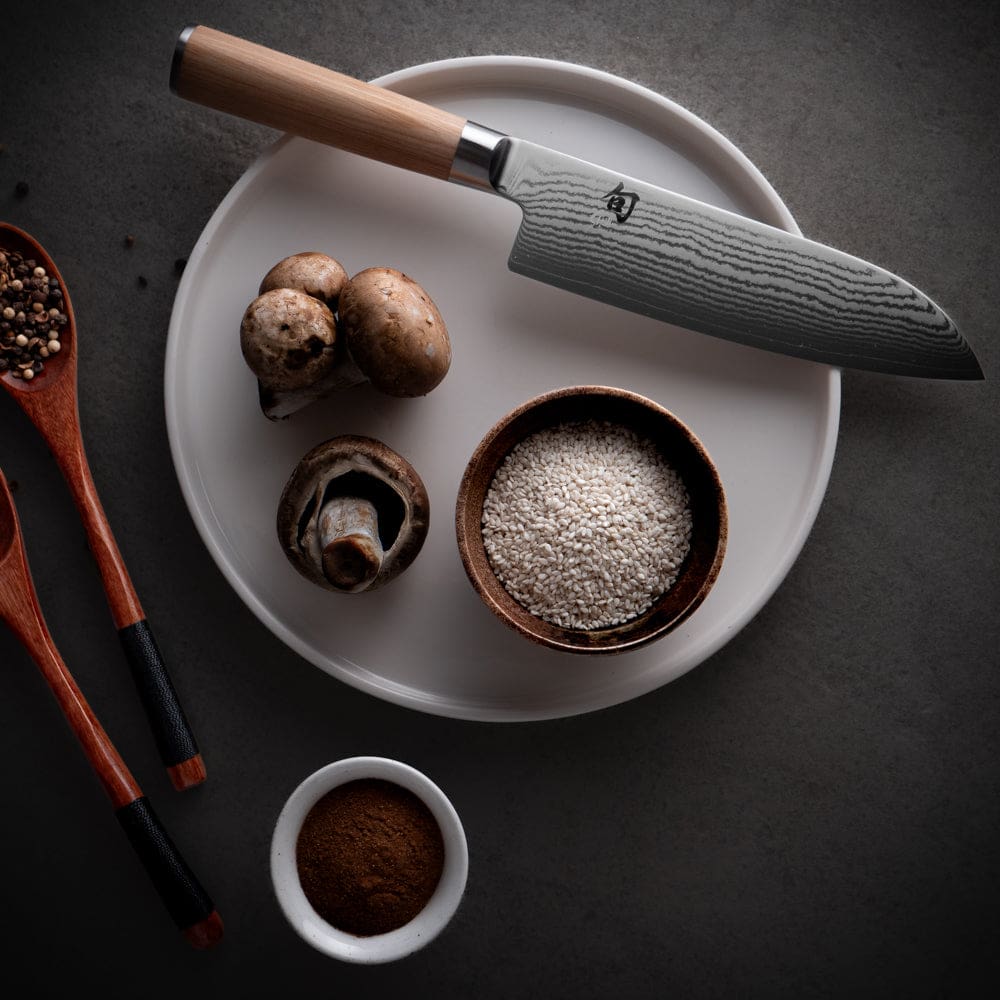 Couteau Santoku Shun Classic White 18 cm – Image 5