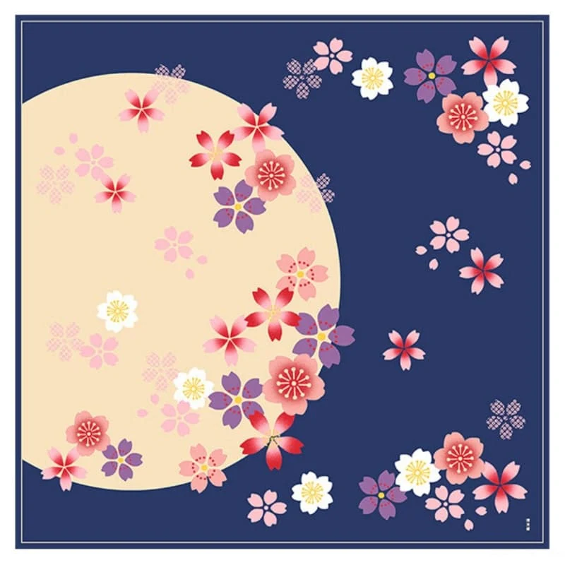Furoshiki Japonais Shizuka Sakura - 90x90 cm – Image 2