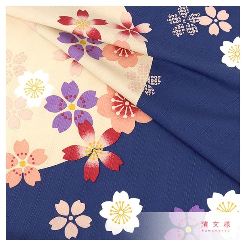 Furoshiki Japonais Shizuka Sakura - 90x90 cm – Image 3