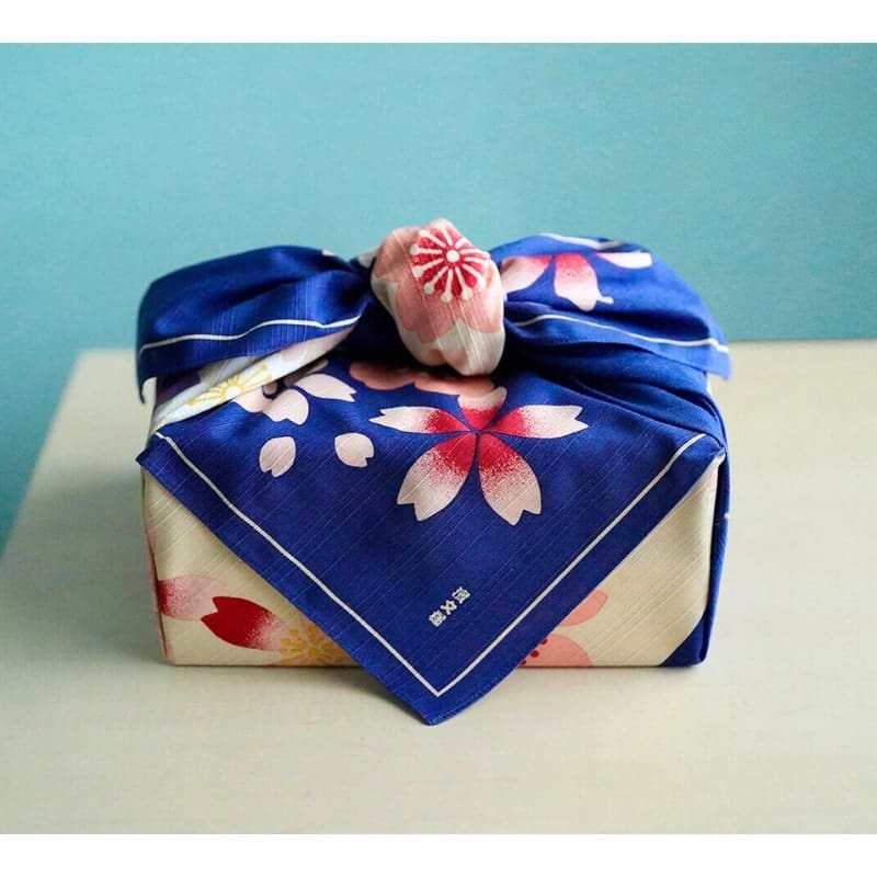 Furoshiki Japonais Shizuka Sakura - 90x90 cm – Image 4