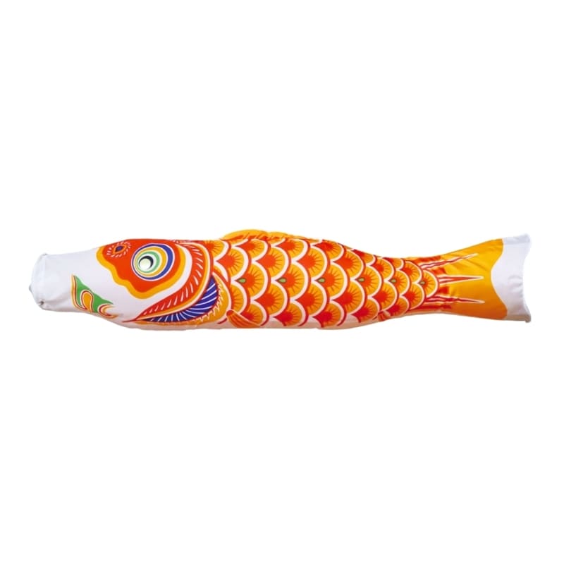 Koinobori Japonaise Traditionnelle Orange - 100 cm – Image 3