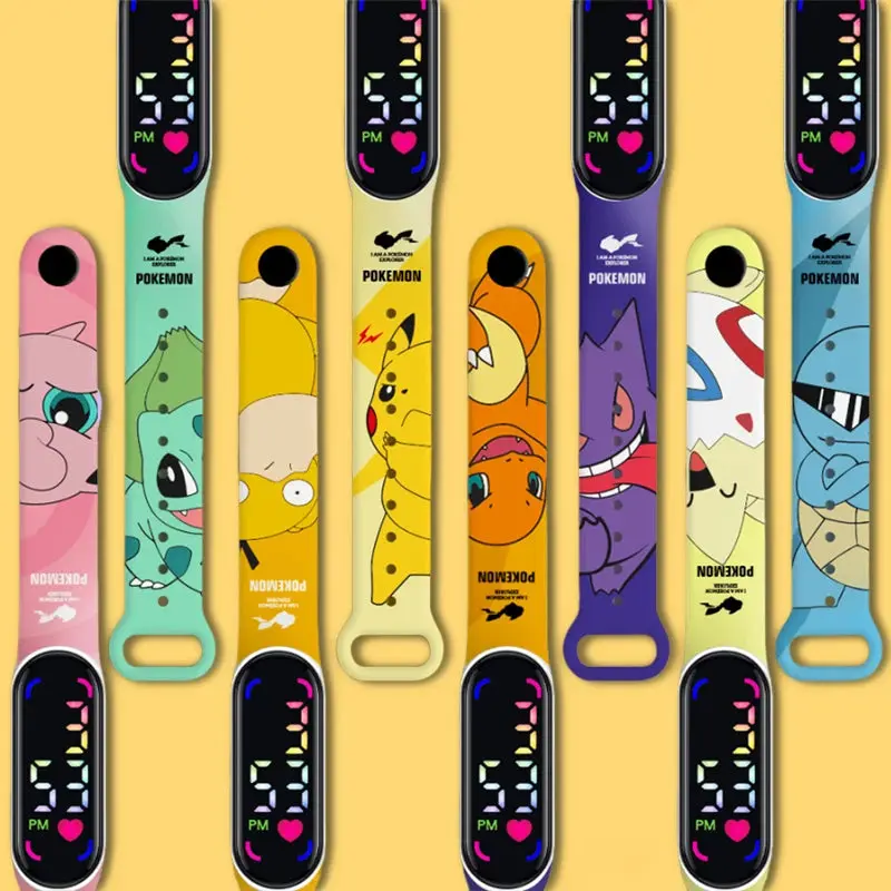 Montre Pokémon Carapuce pour enfant – Bracelet digital lumineux – Image 3